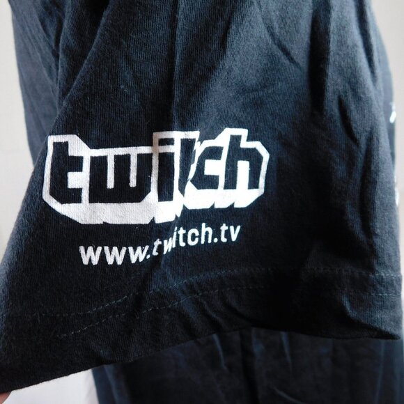 Twitch Con T-Shirt Men Size Large L Black DEV Final Fantasy XV Square Enix 2016 - Picture 7 of 10